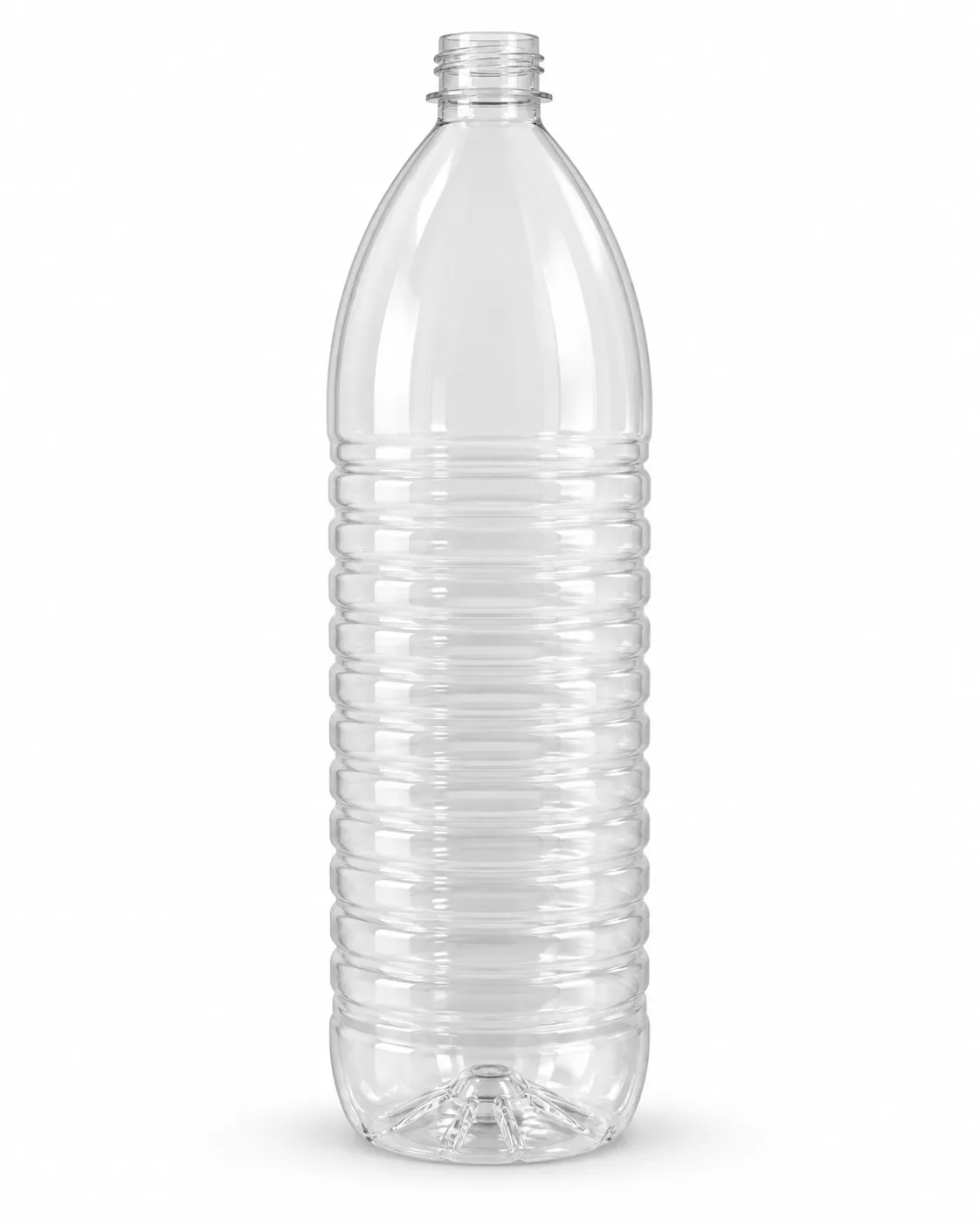 Modèle de bouteille PET 1,5 litre à nervures horizontales