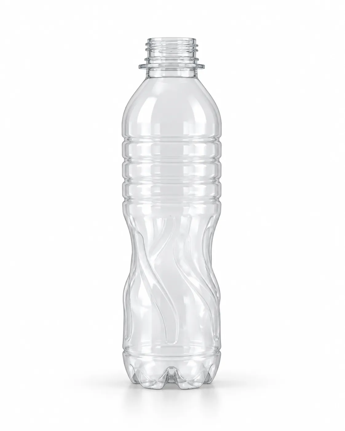 Modèle de bouteille PET 250 millilitres à taille affinée